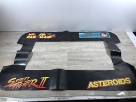 ARCADE TABLE TOP STICKER DECAL