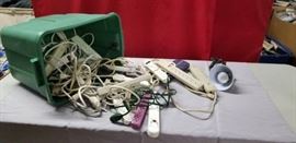Clip on Spot Light, Tote of Surge Protectors