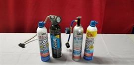 Lot of 4 Auto A C Refill Cans