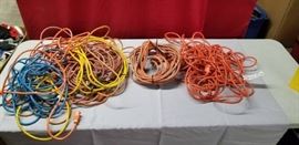 Lot of HD Drop Cords Extension Cords