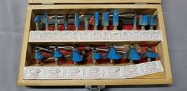 Wood Box full of Router Bits
