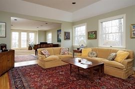 Lovely upholstered furniture. Please note that the rug is not in the sale!!