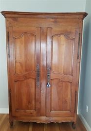 English “closet” modified with shelves. A beautiful piece.