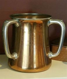 Large Mixed Metal Loving Trophy Cup. Monmouth Stakes
Sea Girt and Spring Lake
Country Club
1908