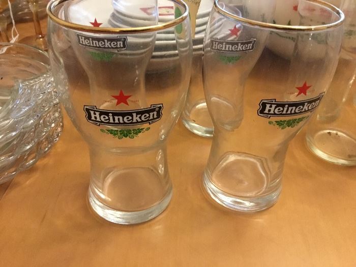 Heineken glasses