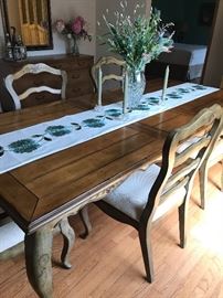 Country French dining table