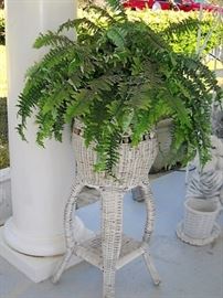 WICKER PLANT STAND THERE ARE 2 OF THEM