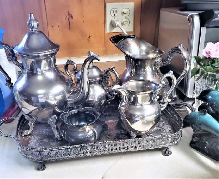 Silver Plate Tea Service