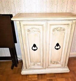 Small White Painted Console