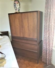 American of Martinsville "Dania" Mid-Century Modern Armoire Chest