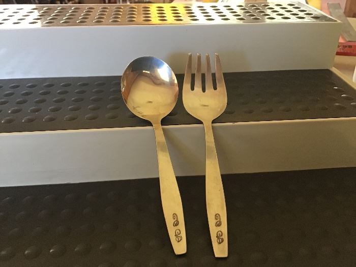 Sterling Baby Spoon & Fork Set