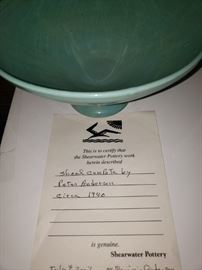 Shearwater Pedestal Bowl 1940's