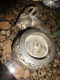 Unique ram candle holder