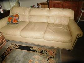 Nice leather sofa
