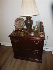 Mahogany filing cabinet
