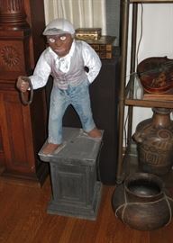 Vintage Lawn Jockey from the 21 Club in NY