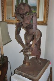 Orig. Iron "Scrapyard" Metal Sculpture