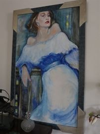 Sultry Portrait of Tony-Award-Winning Actress Elizabeth Allen, who created the lead role in "Do I Hear A Waltz" for Stephen Sondheim