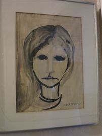 "Green Face" by Leslie MacWeeney