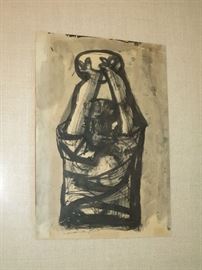 Ink Wash by Morris Broderson, listed