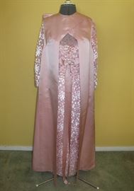 Nolan Miller Silk Evening Gown with it's Wrap