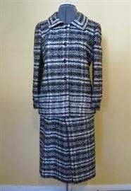Classic Chanel-Style 1960's Wool Suit