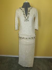 "Judy at Garnegie Hall" - Beaded 2-piece Evening Ensemble