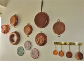 Collection of French & Portuguese Copper Cookware (additional pieces)