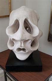 Fabulous Surrealist Comedy/Tragedy Bust from the Collection of Orson Wells.  Gifted by Mr. Wells to actor/singer Liam Sullivan, who gifted it to Ms. Nolan
