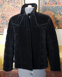 Valentino Quilted-Velvet Jacket