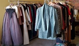 Chanel Suit in front; Only two of Four Racks of Designer Clothing!