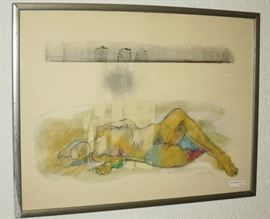 "Pastel Nude" by Edward Baker