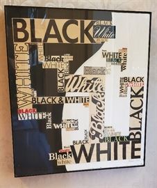"Black and White" Mixed Media by Naomi Hershon