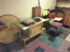 Mid century record cabinet