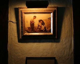 Van Den Berg - Fishermen on Lake Como.