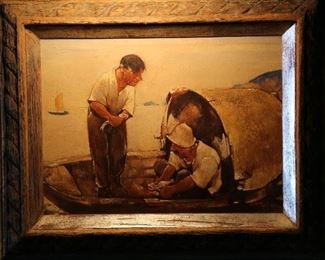 WVDB - Fishermen on Lake Como.