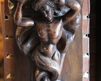 Wooden carving