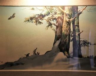 John Pike - Watercolor - Castle Invaded