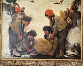 Van Den Berg - Children in Snow