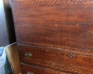 Grain painted blanket chest!