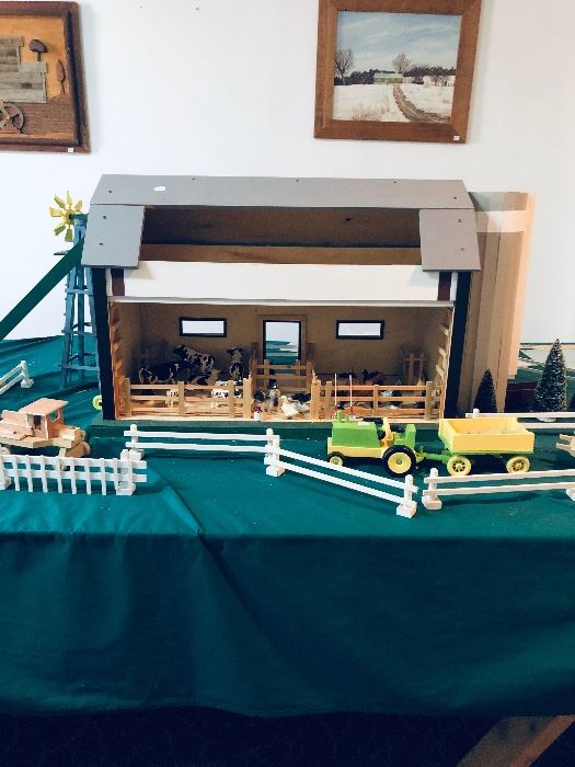 Handmade and Hand Crafted Toy Barn