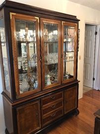 Broyhill Dining Room with China Cabinet, Server, Table and Chairs