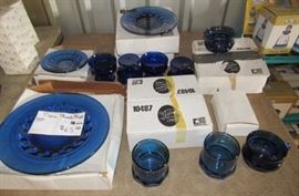 Blue Glassware