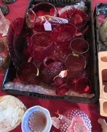 Red Glassware