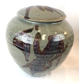 An example from one of several lots of art pottery