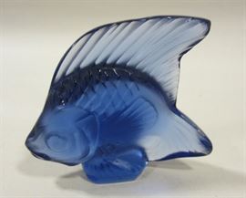 Lalique glass fish