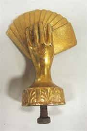 Gilded metal finial
