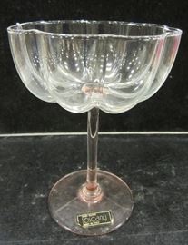 Tuscany glass goblet