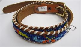 1960s beaded belt