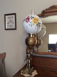Vintage globe lamp